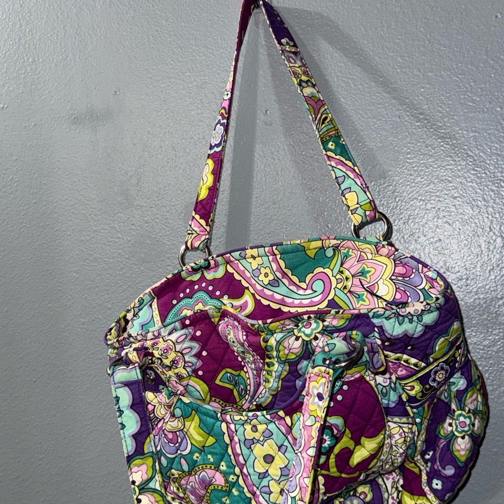 Vera Bradley Plum Crazy Pattern - Picture 4 of 5